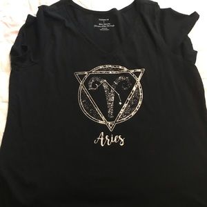 Aries black t shirt